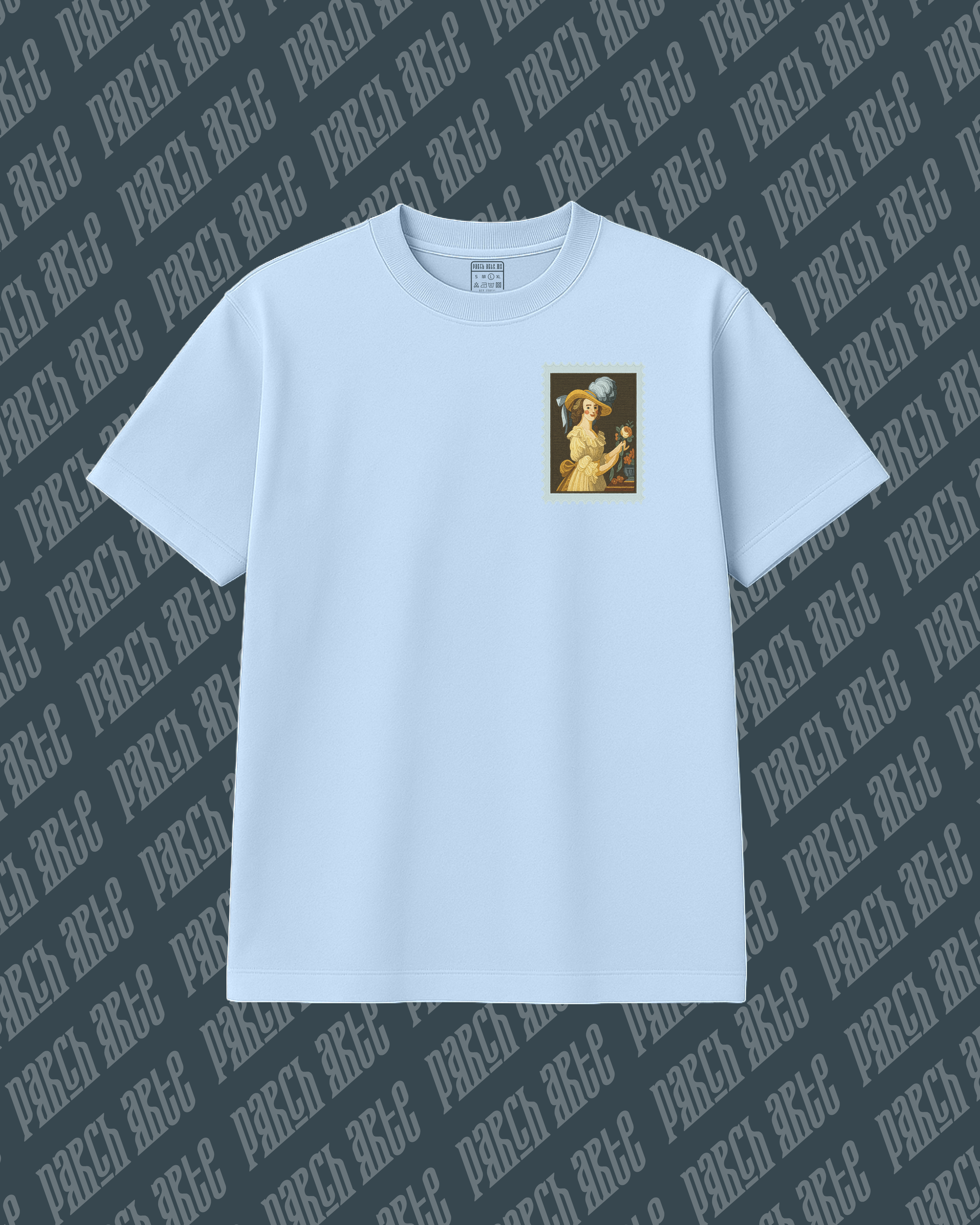 Playera Parcharte - Marie Antoinette en robe de mousseline