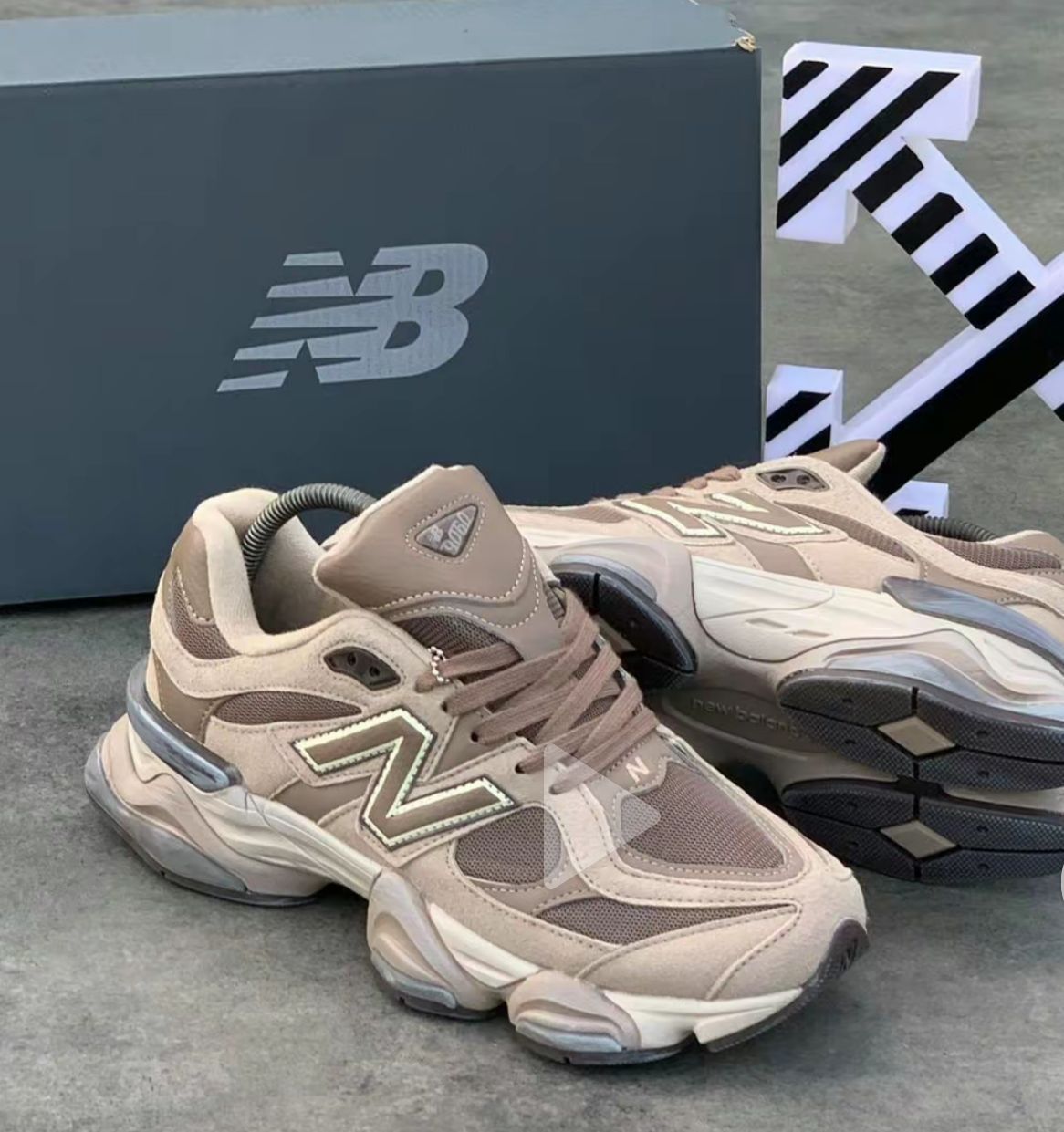 Zapatillas New Balance x Prada Beige