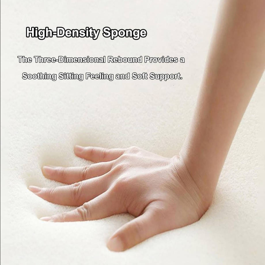 otomano acolchado de 16.1 pulgadas x 6.7 pulgadas con patas de madera, moderna sala de estar, dormitorio, trabajo, sala de uñas, reposapiés