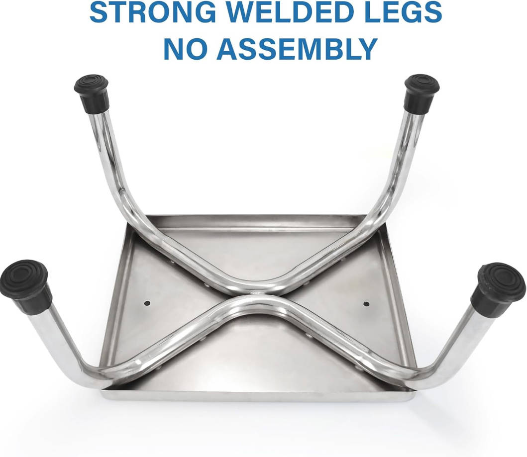 patas de acero soldadas de alta resistencia, marco de construcción único totalmente soldado, plataforma de goma antideslizante