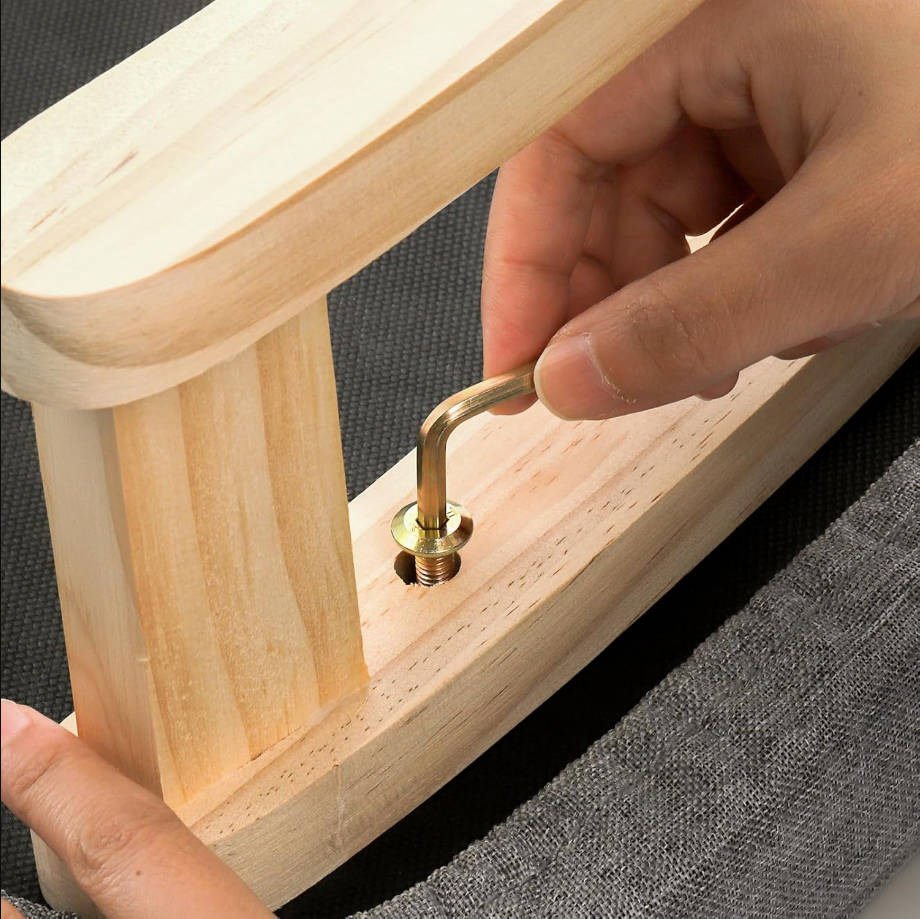 Taburete otomano pequeño, reposapiés rectangular de tela con patas de madera y acolchado suave antideslizante, reposapiés moderno escalón para sofá, escritorio, oficina, sala de estar