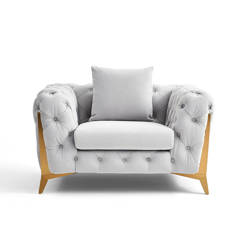 Velvet Fabric Tufted Section Sofa Set Modern Furniture Sectionals Chesterfield Corner 1 2 3 Seats Living Room Sofas
