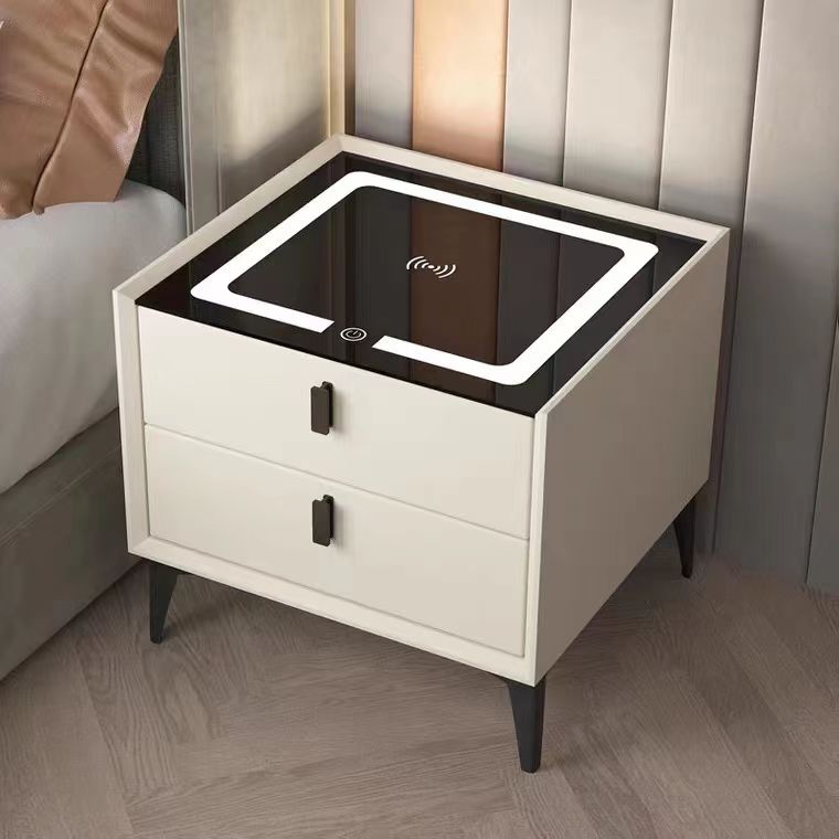 Bestseller Cheap Modern Smart Drawer Bedside Table Furniture Wireless USB Charging