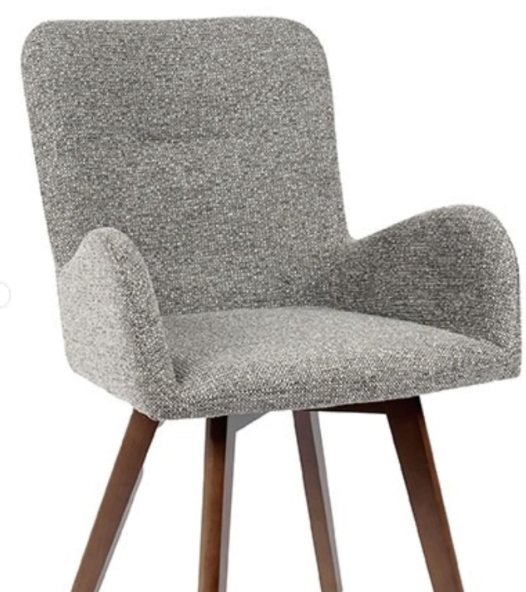 Modern Restaurant Chair Nordic Velvet Armchair Dining Furniture Fabric Tufted Dining Chair 