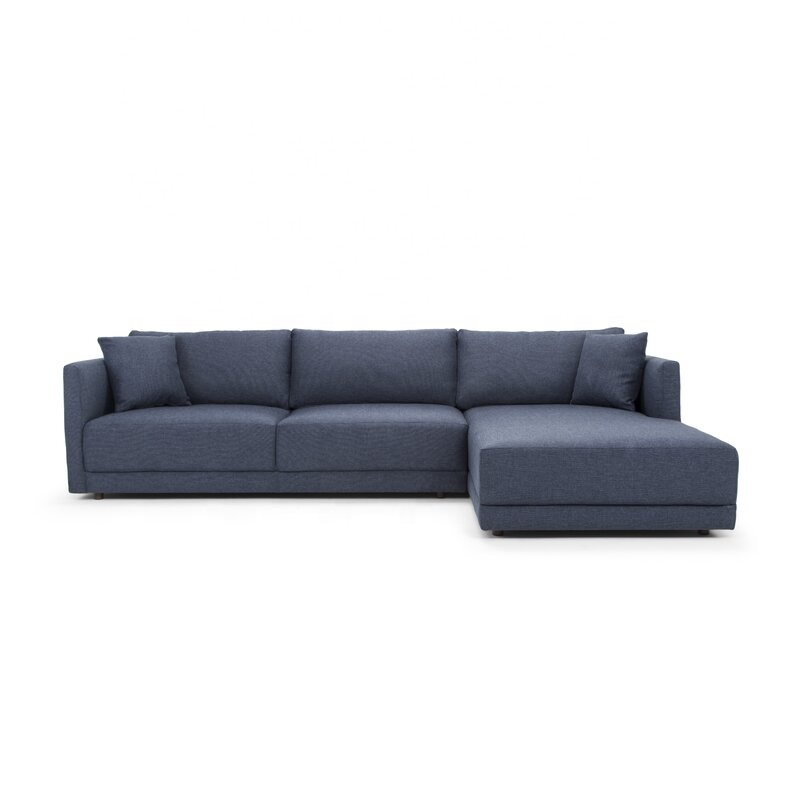 Luxury Classic Bedroom Furniture European Designs and Cheap Prices Sofa Set Blue Cloud Sofa Corner