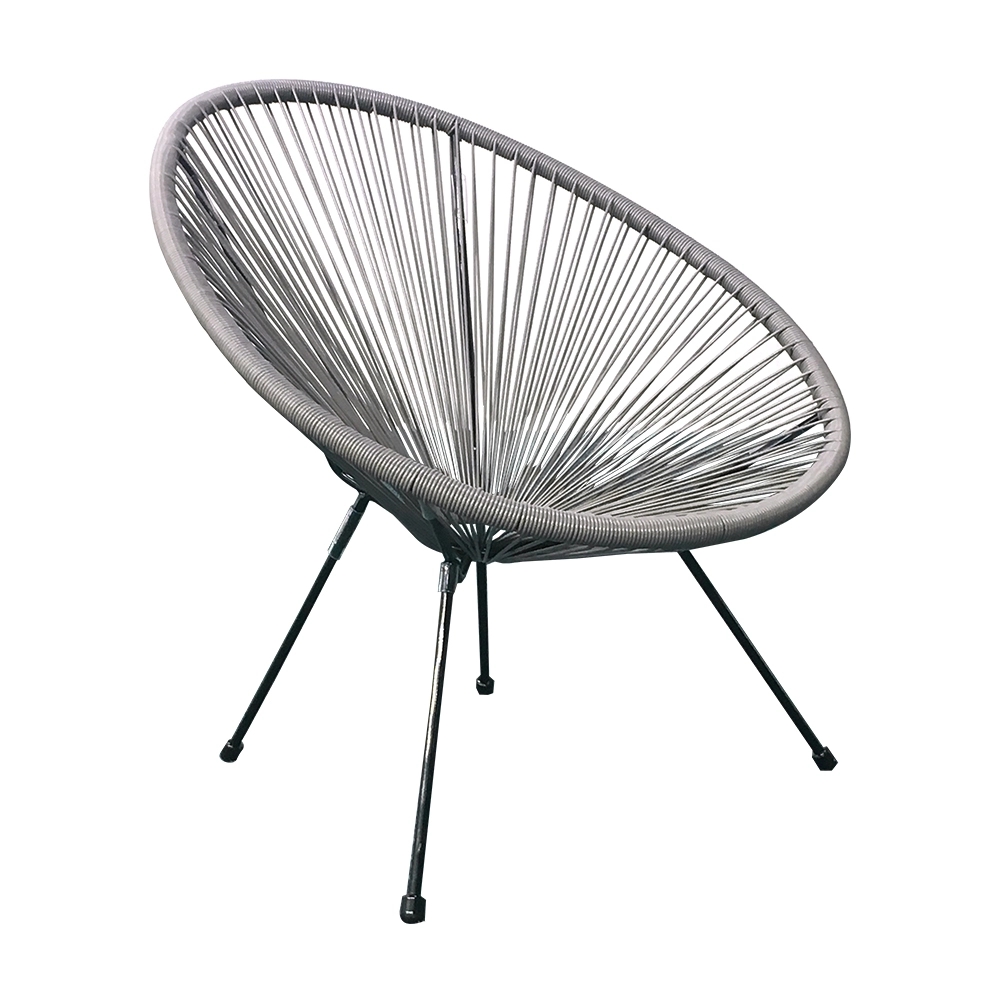 Modern Outdoor Furniture Comfortable Colorful Rattan Noodles Garden Chair