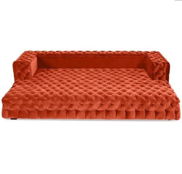 US Big Size Fat Bastard Sofa/Bed Button Tufted Modern Design Leisure Sofa/Bed