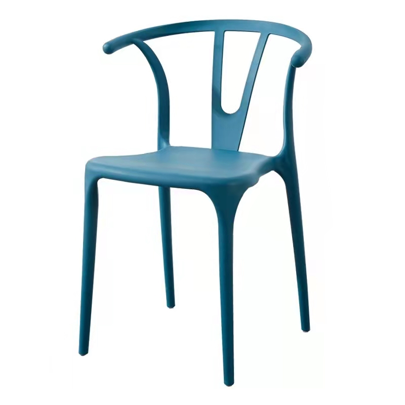 Modern Minimalist Factory Wholesale Cheap Dining Chair Multi-Color Plastic Dining Chair