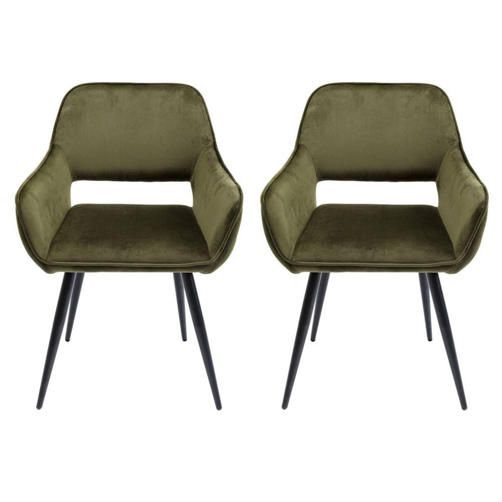 High Quality Nordic Style Velvet Dining Chairs Hotel Restaurant Comfortable Cushion Dining Arm Chairs