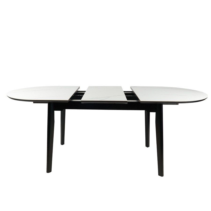 Hot Selling Kitchen Tables Oval Wood Tables Extension Dining Table Extendable