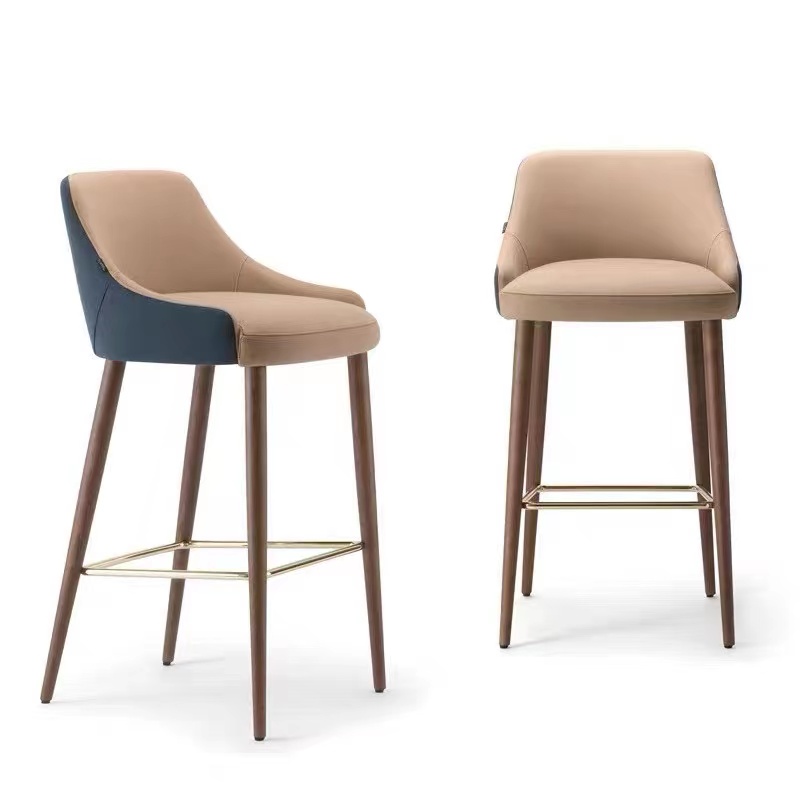 Hot Selling French Style High Seat Kitchen Modern Bar Chairs Breakfast Dining Stools