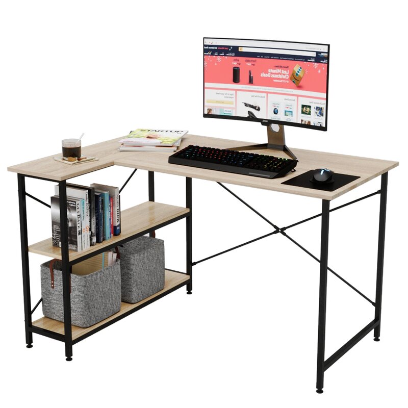Good Quality Office Wooden Computer Desk Gaming Studying Used Height Adjustable Computer Desk
