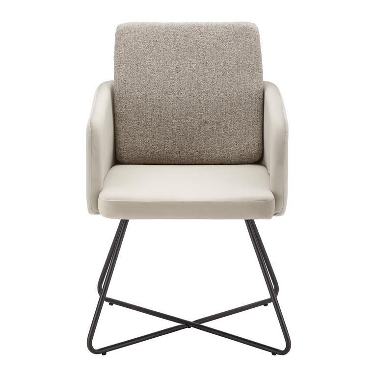 Nordic Style Velvet Chairs Modern Room Italian Metal Dining Chair Velvet Cover with Cross Metal Leg Dining Chair