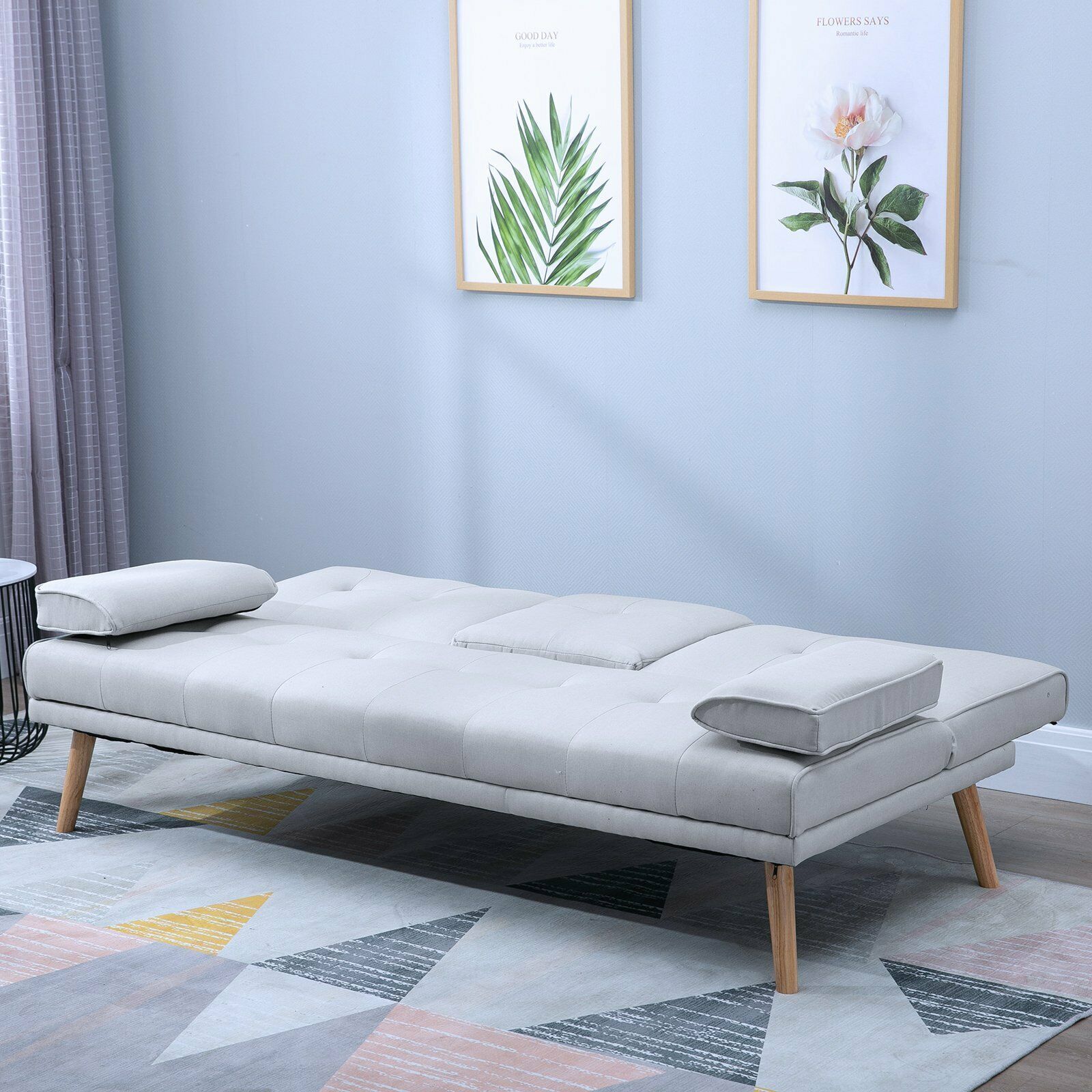 High Quality Comfortable Leather Sofa Bed for Livingroom