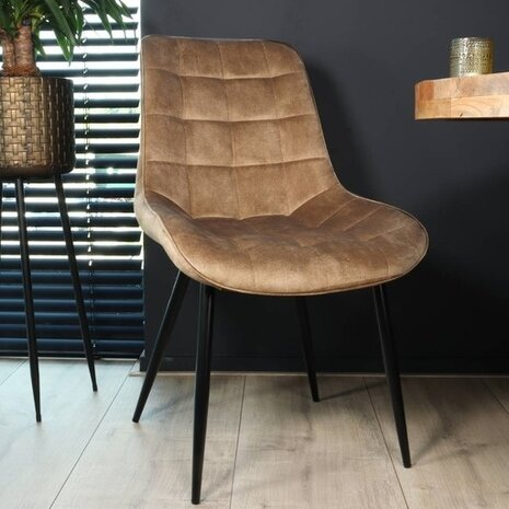 Modern Black Fabric Velvet Interior Decoration Restaurant Dining Chair With Solid Back Foam Cushion Seat