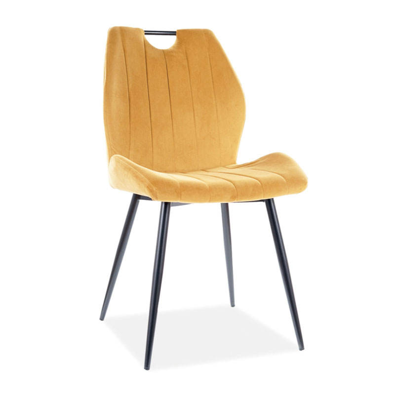 Modern Nordic Style Dining Room Furniture Velvet Upholstered Dining Chair Leisure Dining Chair for Dining Room