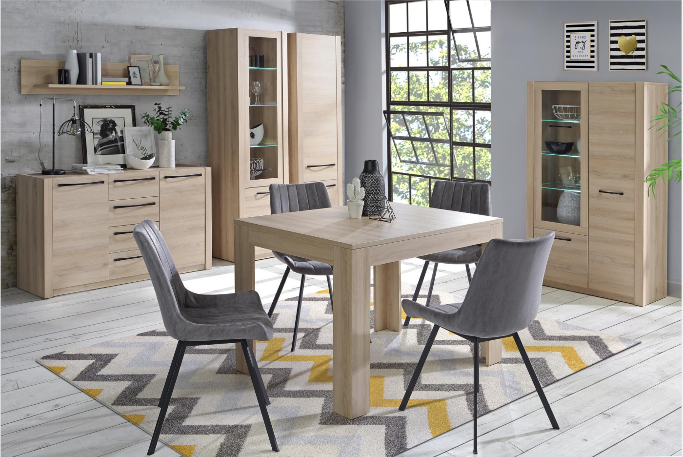 Modern Extendable Dining Table Melamine Board Dining Table Restaurant Rectangular Dining Table