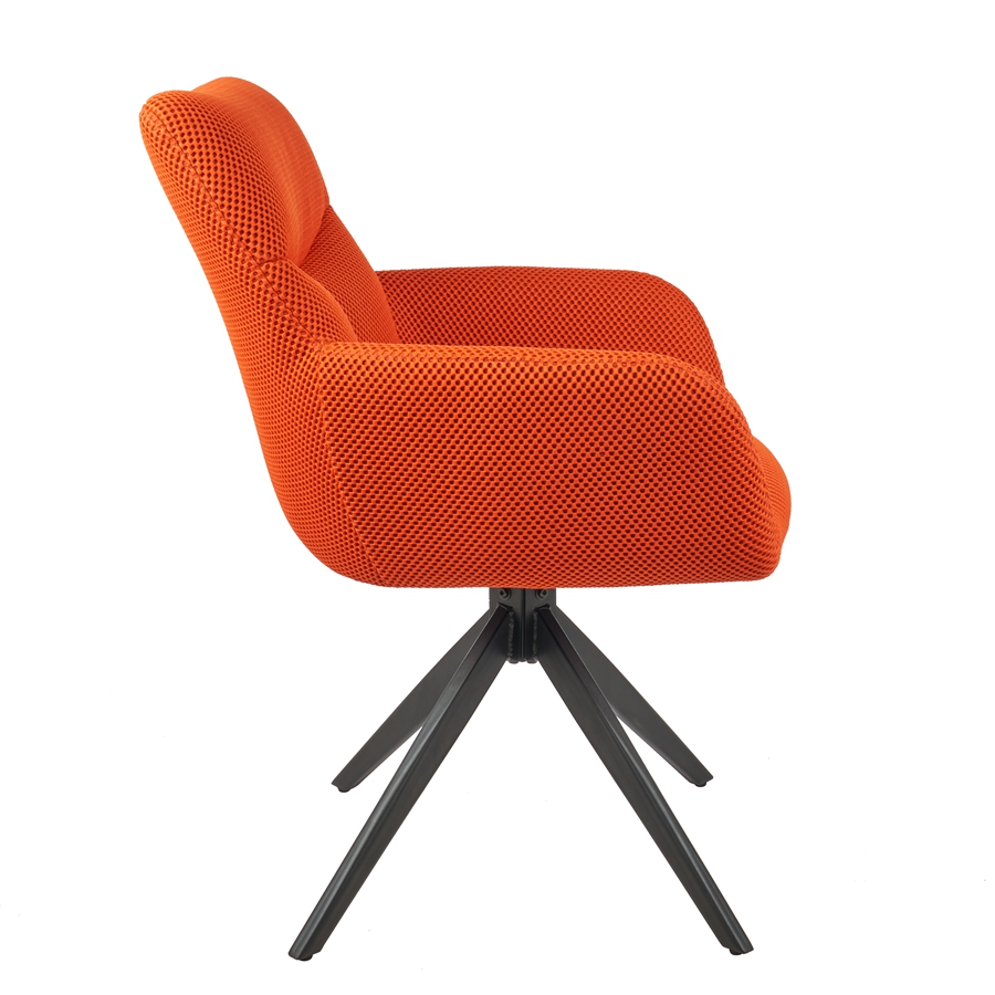 Modern Design Dining Chair 360° Swivel Armchair Living Room 360 Degree Rotating Accent Chair