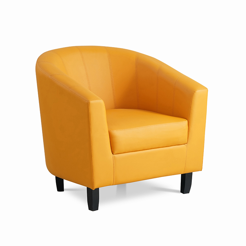 Luxury Armrest Leather Dining Chairs Painting Wood Leg Dining Room Chairs