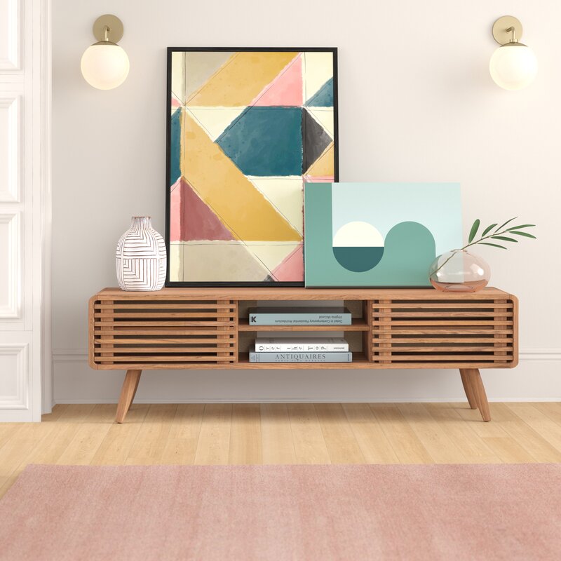  Modern Latest Design Wooden TV Console Cabinets Storage Living Room Furniture TV Stand