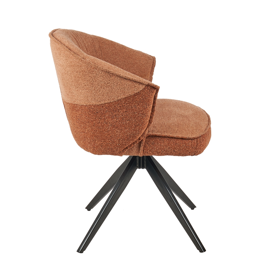 Modern Living Room Furniture Swivel Chairs with Linen Dining Chair