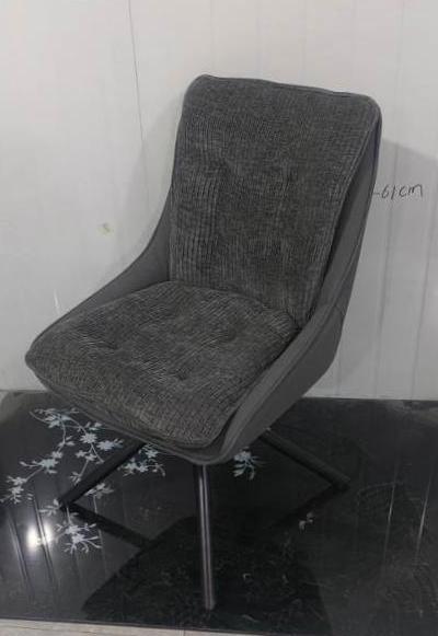 Luxury Nordic Design Dinning Furniture Fabric Metal Leg Upholstery Modern Dining Chairs for Apartment Restaurant