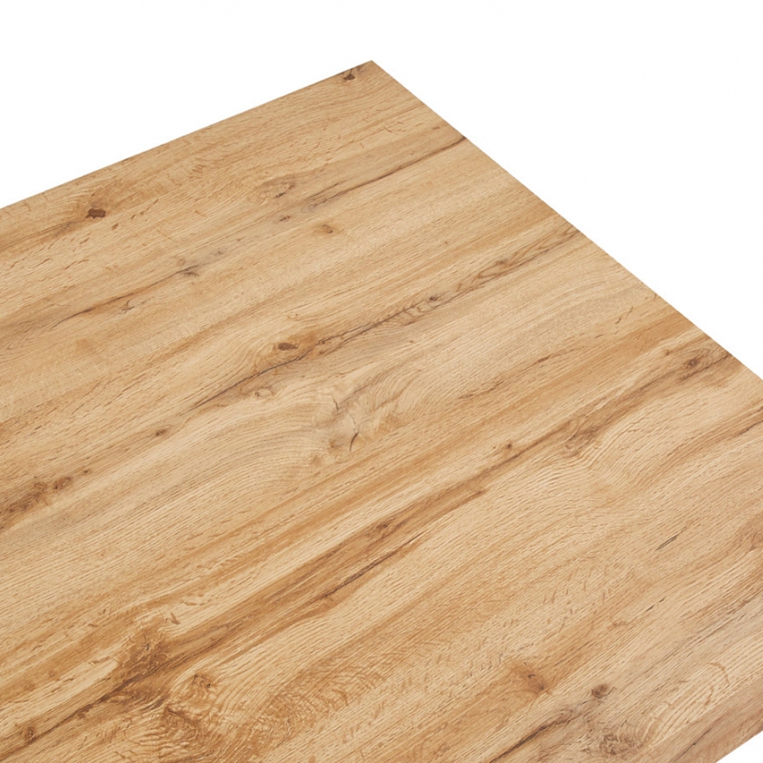 Modern Design Rectangular Dining Tables MDF Extension Table Extendable Dining Table with Metal Legs