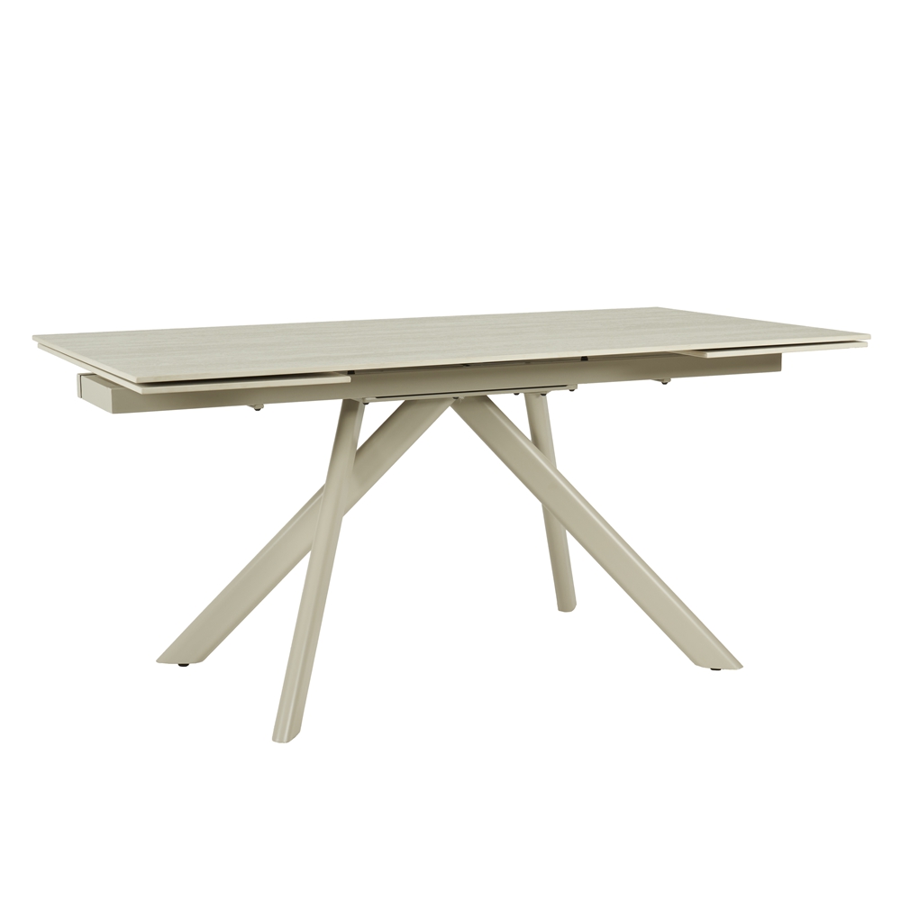 Modern Design Beautiful Extendable Table Ceramic Tables Extension Dining Table with Metal Legs