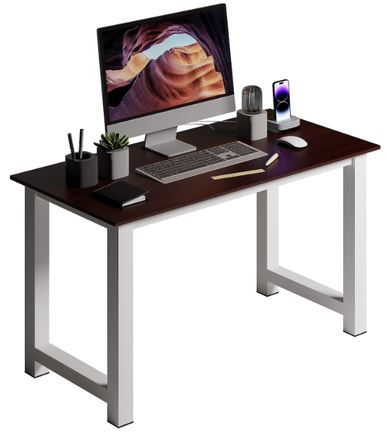 Morden Steel Frame Officetable Pc Computer Modern Organizer White Standing Office Desk Screen Partition Desk Office