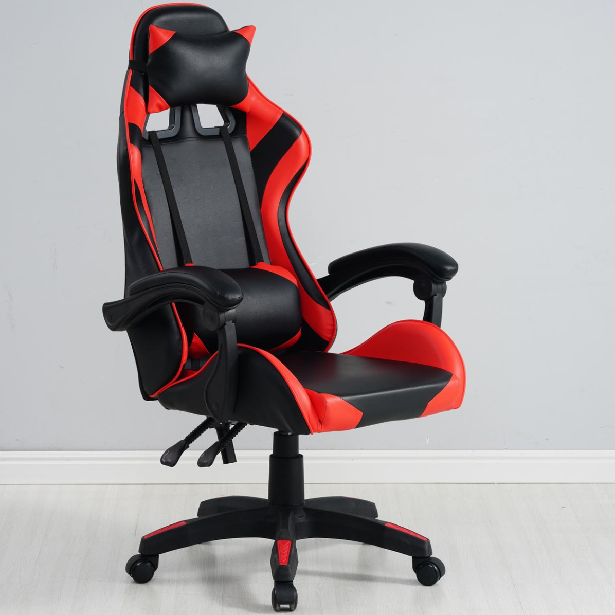 High Quality Leather Seat Adjustable Height Swivel Recliner Racing Chair