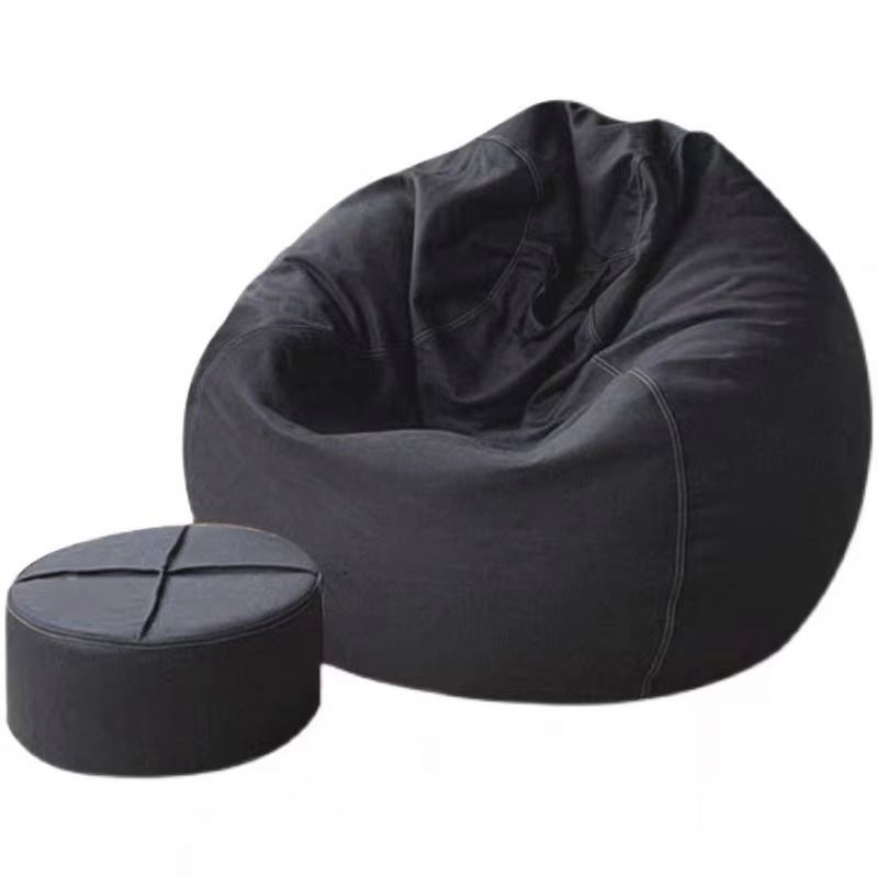 Colorful Custom Kids and Adults Lazy Sofa Round Foldable Single Tatami Round Big Lazy Bean Bag Sofa Chair