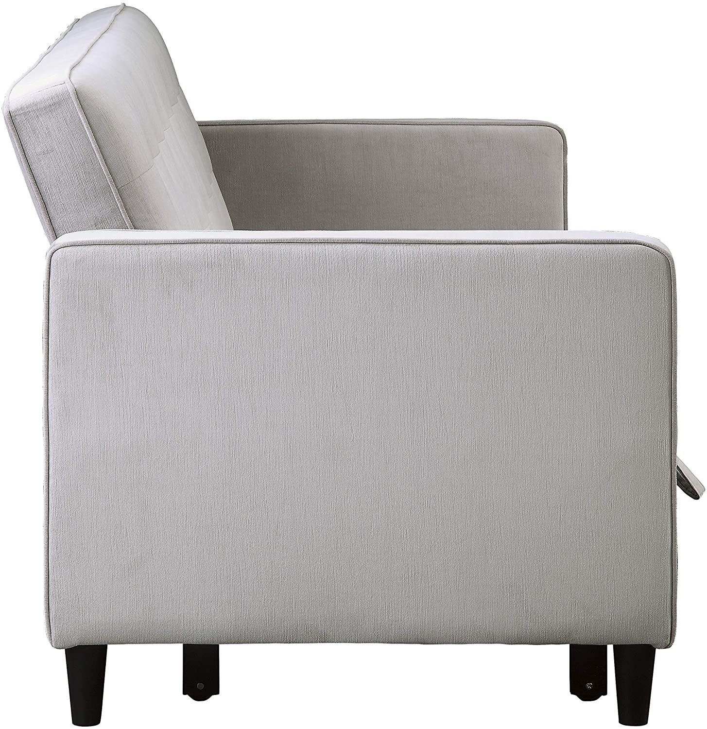 Save Space Sofa Cum Bed Fabric Folding Sleeper Living Room Metal Frame Sofa Bed