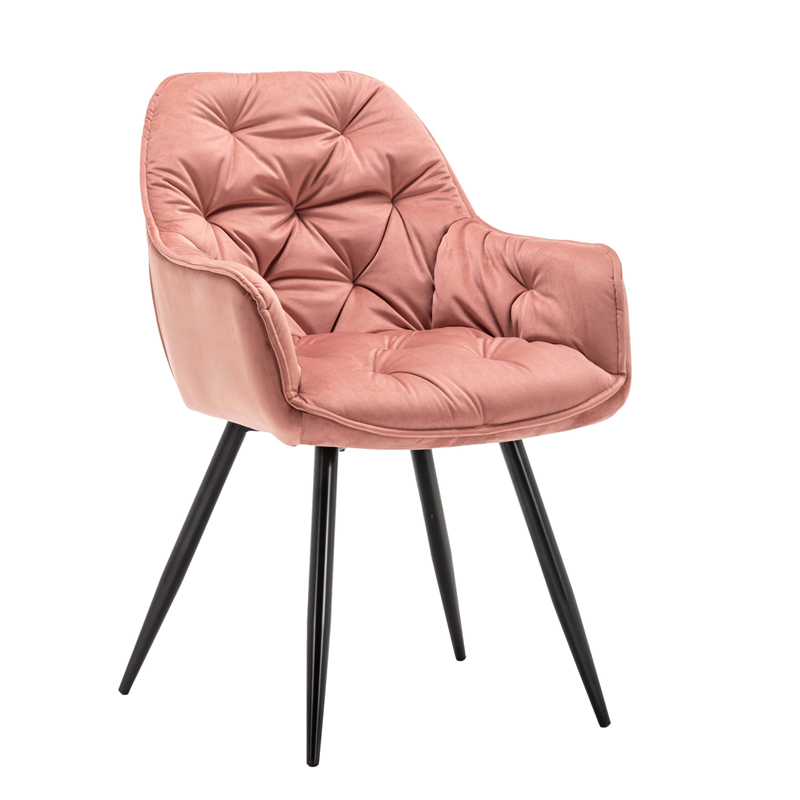  Modern Dining Room Chair Comfortable Hotel Home Restaurant Chair Velvet Dining Chairs With Metal Legs 5.0 (1 review)