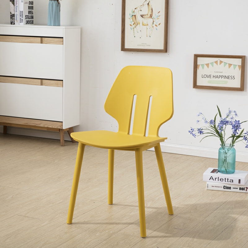 New Style Modern Dining Room Furniture Green Plastic Dining Chairs
