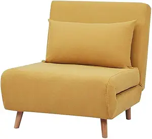 Hot Selling Velvet Single Seat Sofa Bed Solid Wood Leg