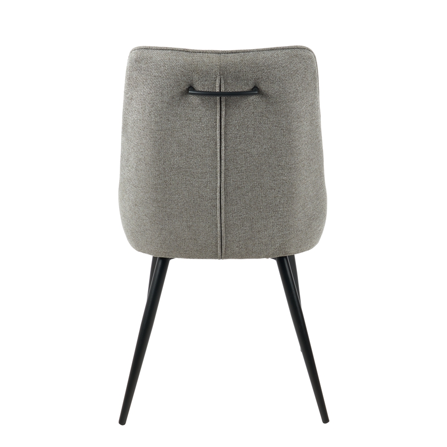 Modern Design Chairs Dining Room Furniture Upholstered Linen Dining Chair with Handle