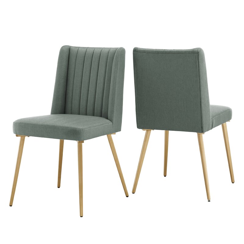  Product Modern Wooden Dining Chairs Home Furniture Upholstered Dining Room Chair Fabric Dining Chairs