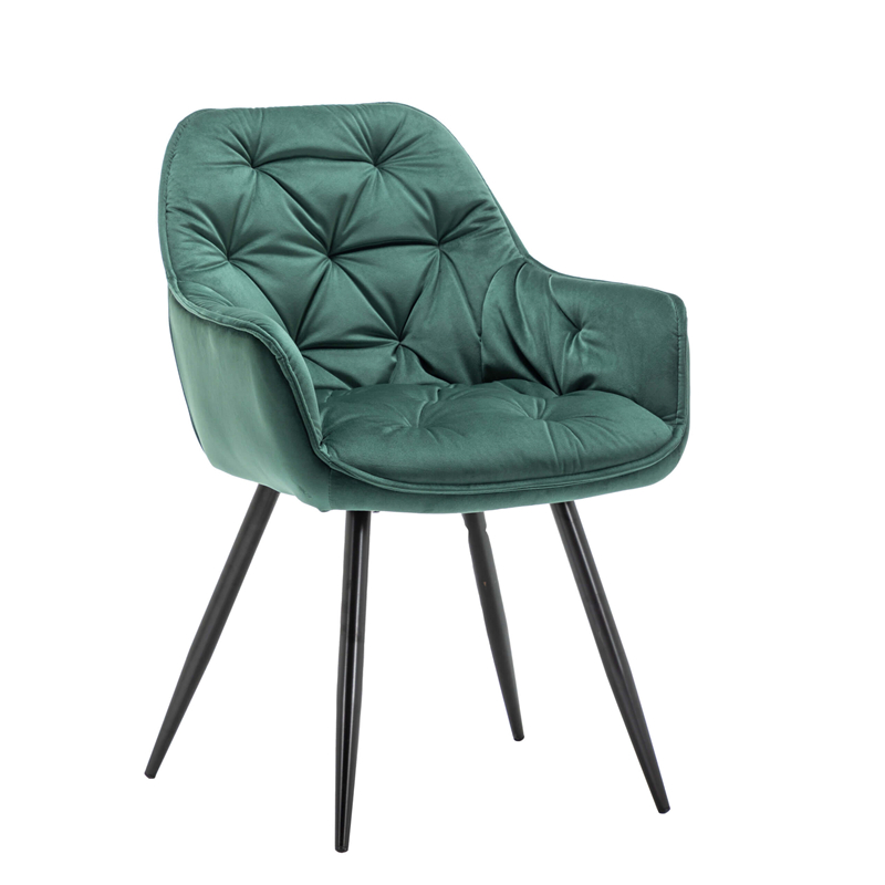  Modern Dining Room Chair Comfortable Hotel Home Restaurant Chair Velvet Dining Chairs With Metal Legs 5.0 (1 review)