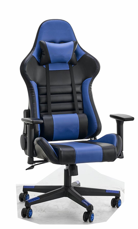 Ergonomic Customize Embroidery Logo Fabric Cheap Massage Gaming Chair Wholesale Racing Led Gaming Chair