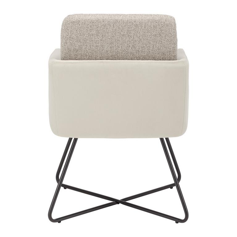 Nordic Style Velvet Chairs Modern Room Italian Metal Dining Chair Velvet Cover with Cross Metal Leg Dining Chair