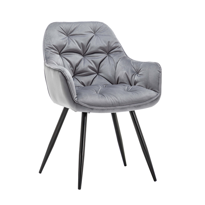  Modern Dining Room Chair Comfortable Hotel Home Restaurant Chair Velvet Dining Chairs With Metal Legs 5.0 (1 review)