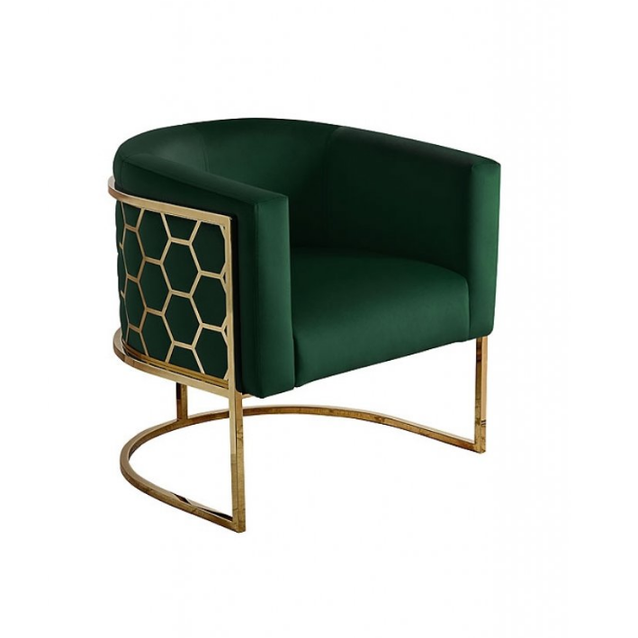 High Quality Living Room Furniture Stainless Steel Single Seater Armchair Lounge Sofa Chair