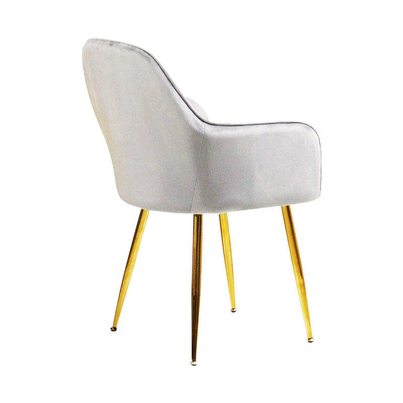 Home Furniture Velvet Restaurant Dining Room Chairs Design Upholstered Soft Fabric Nordic Luxury Modern for Restaurant