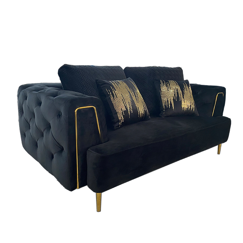 1 2 3 Seater Sectional Grey Blue Green Black Chesterfield Velvet Tufted Fabric Sofa Set Luxury Beautiful