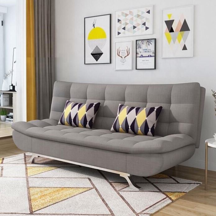 Practical Fabric Sofa Bed Multi-purpose Divan Living Room Sofa Cum Bed Combinations Convertible Sofa