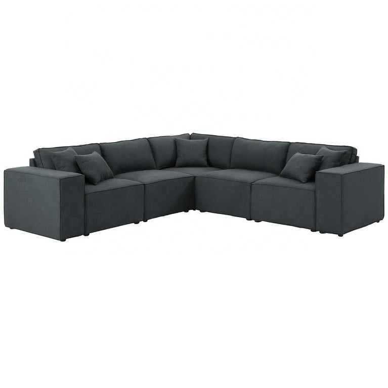 Modern Luxury Living Room Furniture Floor Sofa Set 3 Seater Wooden Coffee Velvet Sofa Corner