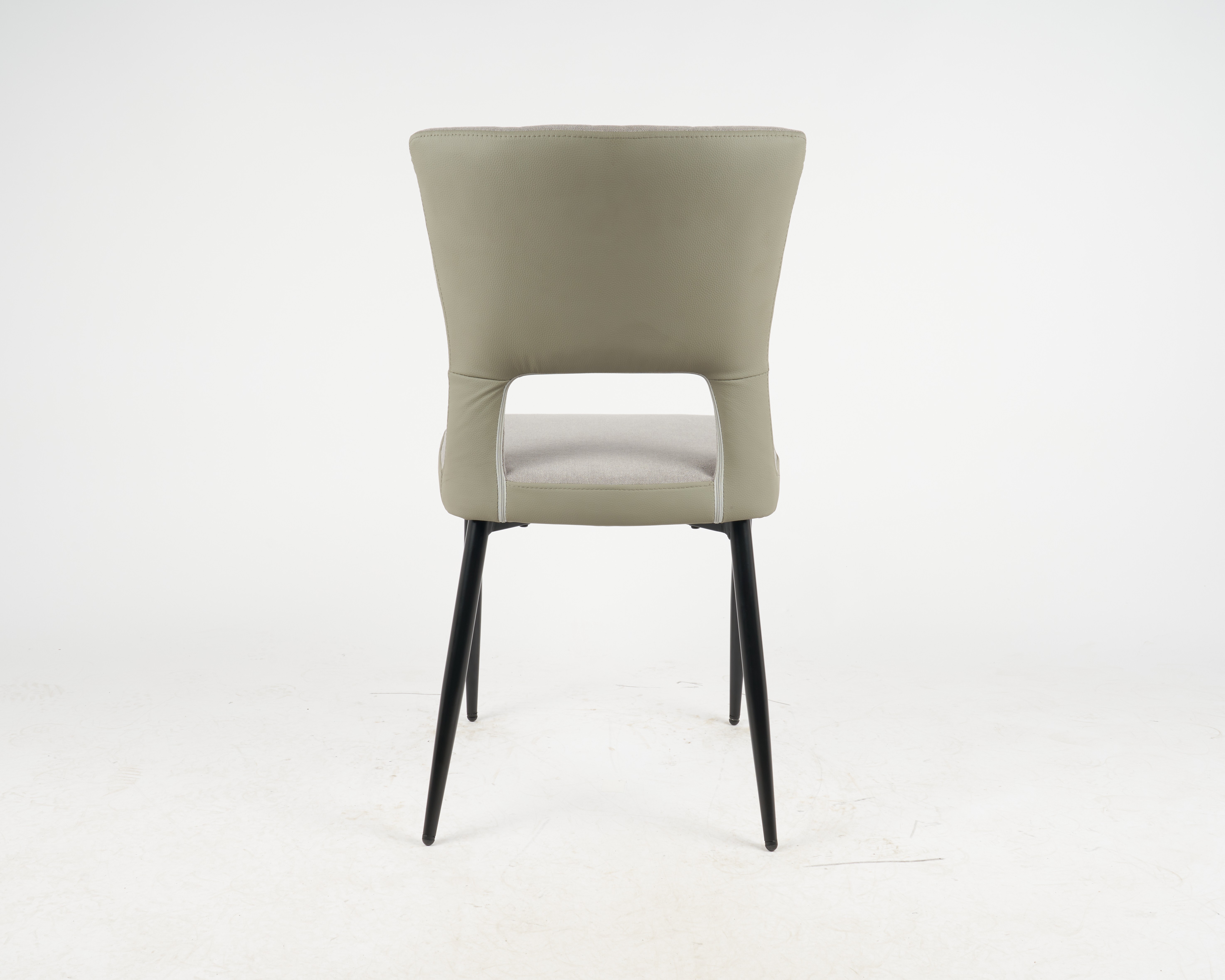Fashion Grey Nordic Velvet Fabric Modern Luxury Design Furniture Dining Room Chairs Upholstered Dining Chair With Metal Leg