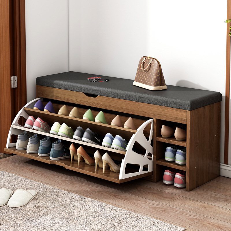 Living Room Furniture Shoe Display Rack Scarpiera Bench Shoe Shelf Closet Space Save Storage Wooden Shoes Cabinet Racks 5.0 (1 review)