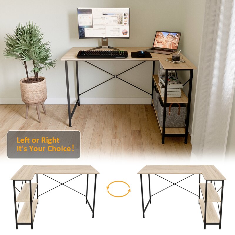 Good Quality Office Wooden Computer Desk Gaming Studying Used Height Adjustable Computer Desk