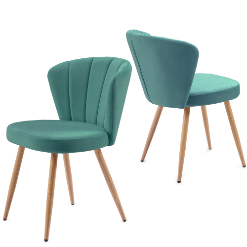 Modern Design Upholstery Nordic Dining Room Chair Blue Velvet Hot Transfer Leg Dining Chair